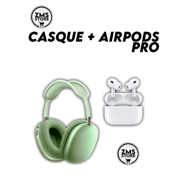 PACK CASQUE P9 / AIRPODS PRO